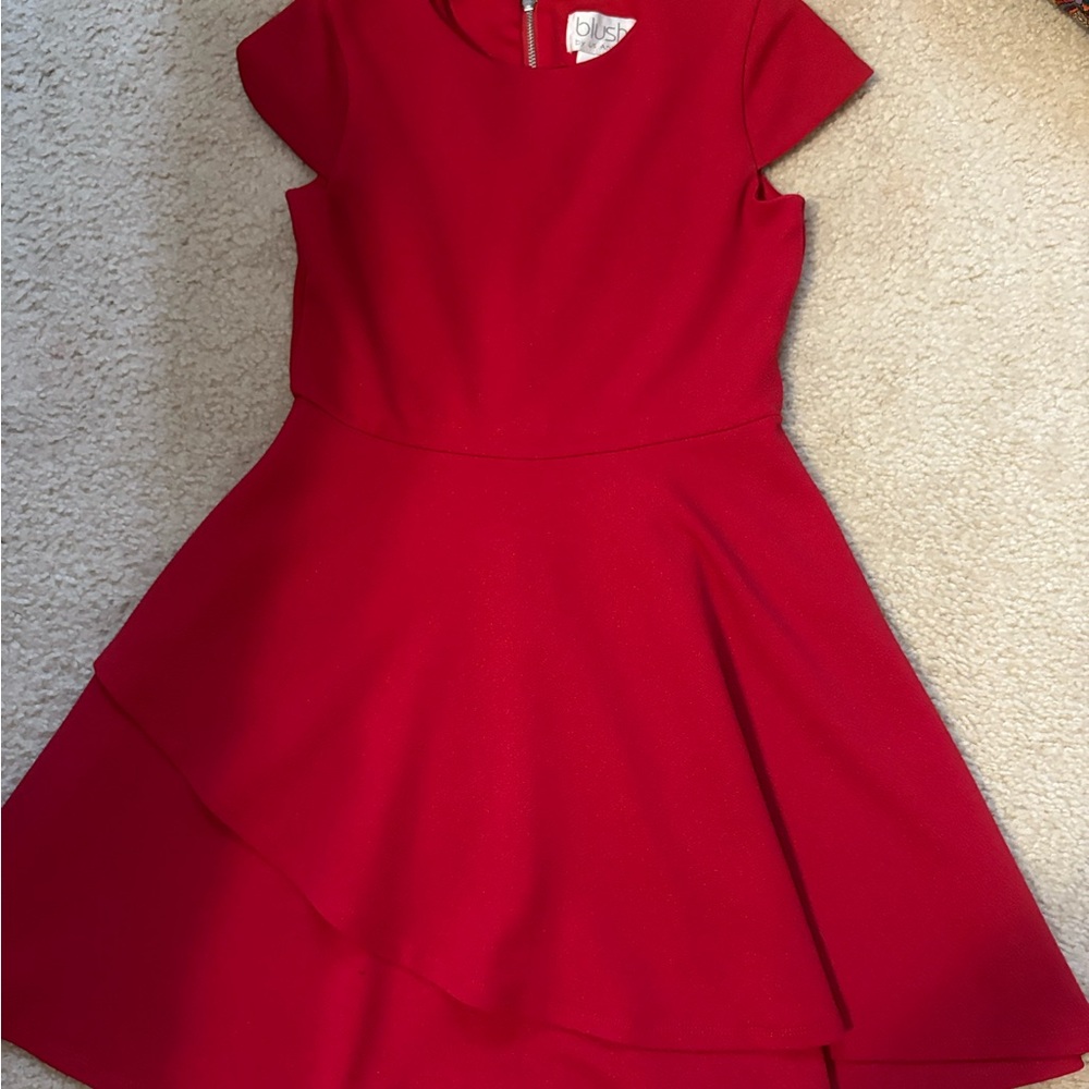 Us Angels Blush Red Dress